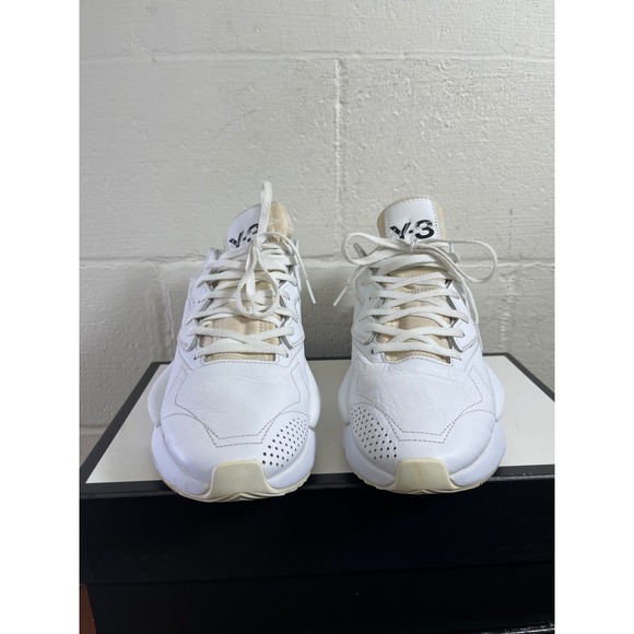 Adidas Y-3 Kaiwa G54502 White Leather Yohji Yamamoto Sneaker Men's 9 US/8.5 UK - Picture 3 of 12